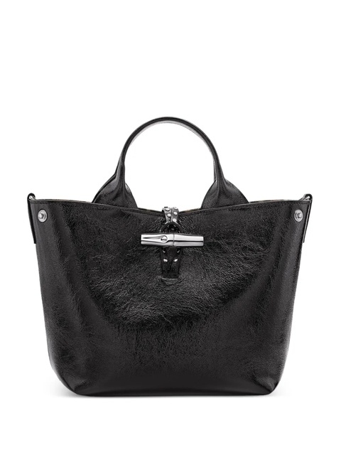 Longchamp small Le Roseau handbag - Black - zdjęcie produktu nr 1