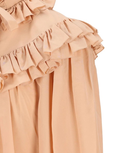 Chloé ruffled blouse - Brown - zdjęcie produktu nr 1