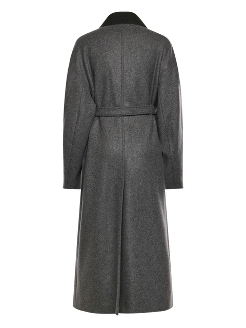 Sportmax belted zip coat - Grey - zdjęcie produktu nr 1