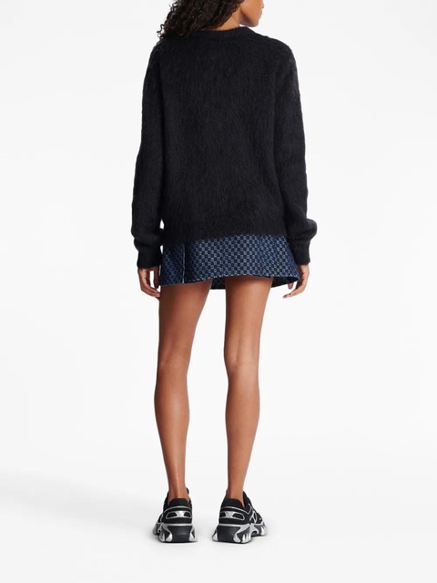 Balmain logo-jacquard jumper - Black - zdjęcie produktu nr 2