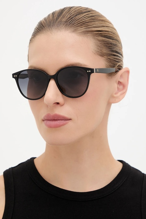 Tommy Hilfiger okulary przeciwsłoneczne damskie kolor czarny TH 2289/S - zdjęcie produktu nr 1
