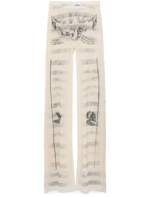 Jean Paul Gaultier The “Tattoo Marinière” trousers - Neutrals - zdjęcie produktu nr 1