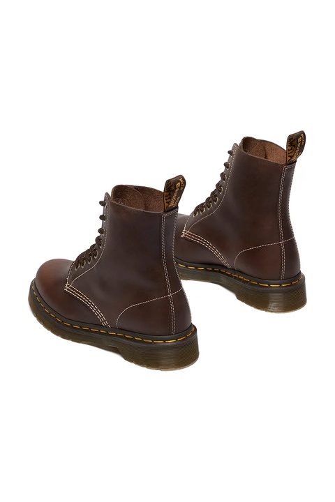 Dr. Martens workery skórzane 1460 Pascal damskie kolor brązowy na platformie DM42595200 - zdjęcie produktu nr 2