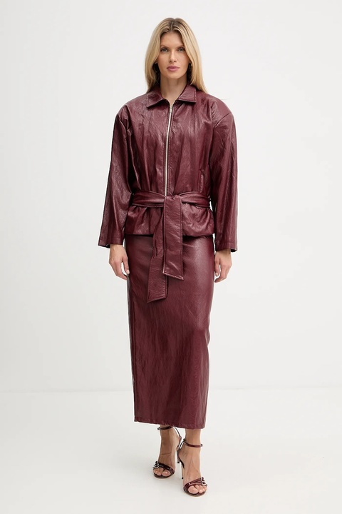 Haveone kurtka kolor bordowy przejściowa JMA-P040 - zdjęcie produktu nr 1