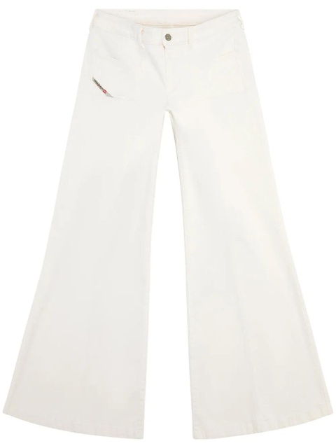 Diesel D-Akii mid-rise flared jeans - White - zdjęcie produktu nr 1
