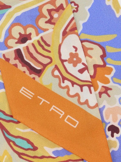 ETRO paisley-print silk scarf - Orange - zdjęcie produktu nr 2