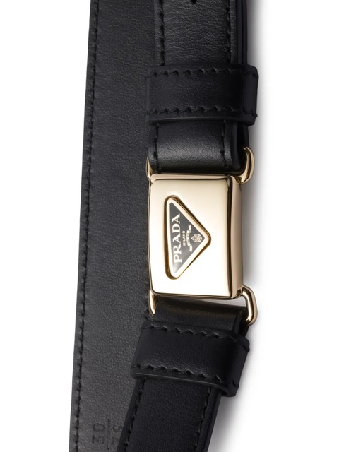 Prada leather belt - Black - zdjęcie produktu nr 2