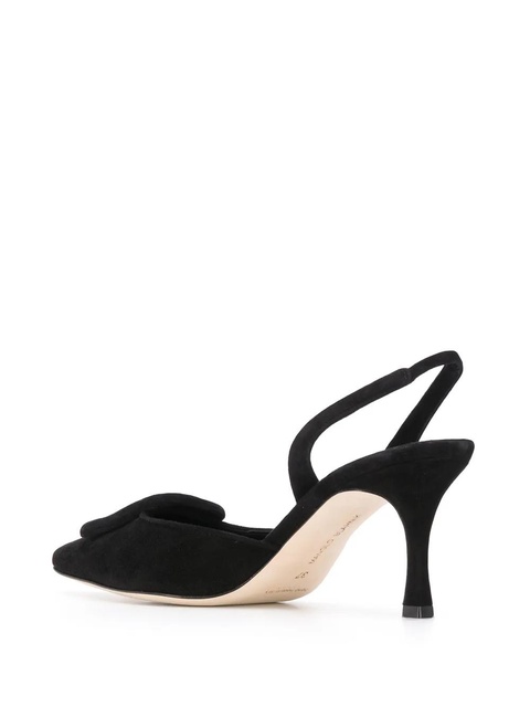 Manolo Blahnik buckle front pumps - Black - zdjęcie produktu nr 2
