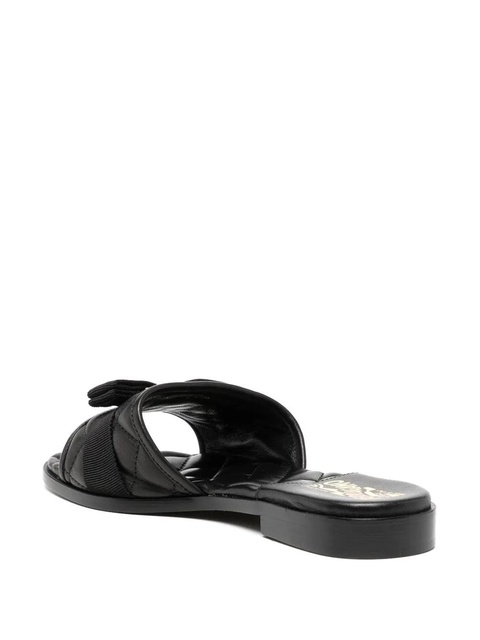 Ferragamo Vara bow quilted slides - Black - zdjęcie produktu nr 2