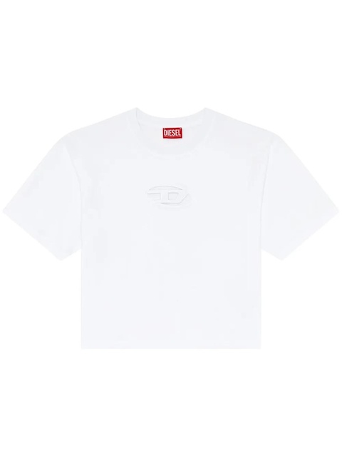 Diesel T-Buxt-Crop-Od cotton T-shirt - White - zdjęcie produktu nr 1