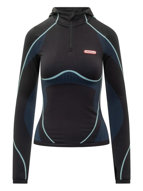 Casablanca seamless hoodie - Black - zdjęcie produktu nr 1