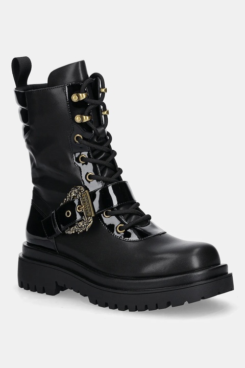 Versace Jeans Couture workery damskie kolor czarny na platformie 79VA3S67 71570 899 - zdjęcie produktu nr 1