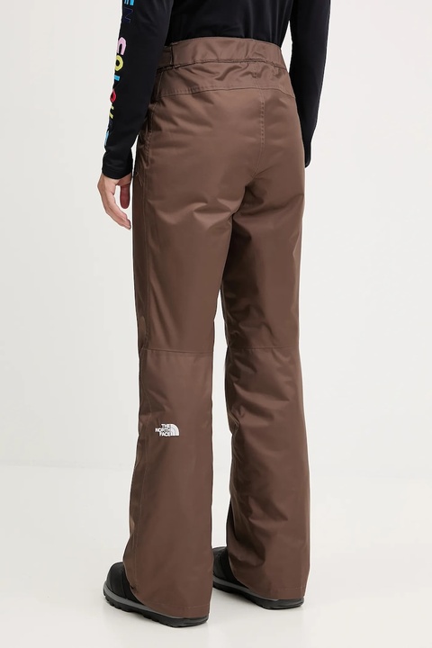 The North Face spodnie narciarskie Sally Insulated kolor brązowy NF0A7WYJ1OI1 - zdjęcie produktu nr 2