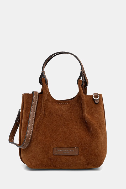 Gianni Chiarini torebka zamszowa DUA kolor brązowy BS.9778.CM - zdjęcie produktu nr 1