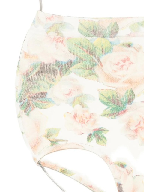 Simone Rocha floral-print brief - Multicolour - zdjęcie produktu nr 2