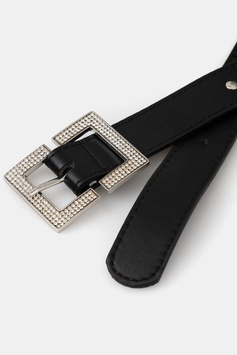 Morgan pasek damski kolor czarny 3LIPA - zdjęcie produktu nr 2