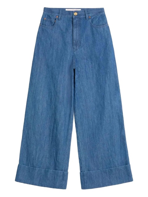 Valentino Garavani Lightweight wide-leg jeans - Blue - zdjęcie produktu nr 1
