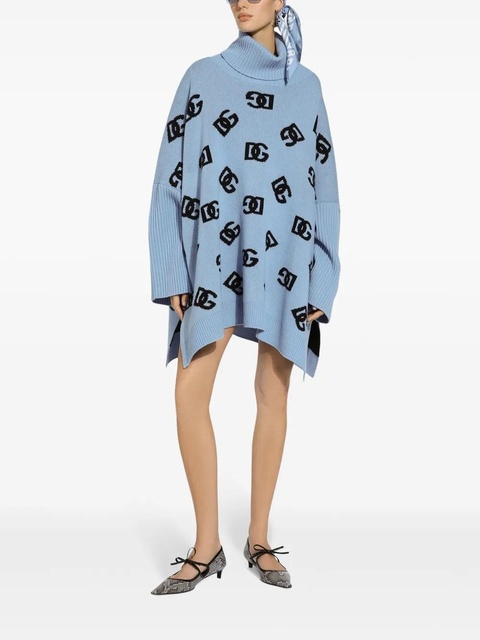 Dolce & Gabbana DNA logo embroidered coat - Blue - zdjęcie produktu nr 2