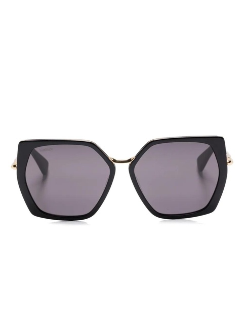 Max Mara Eyewear oversize square-frame sunglasses - Black - zdjęcie produktu nr 1