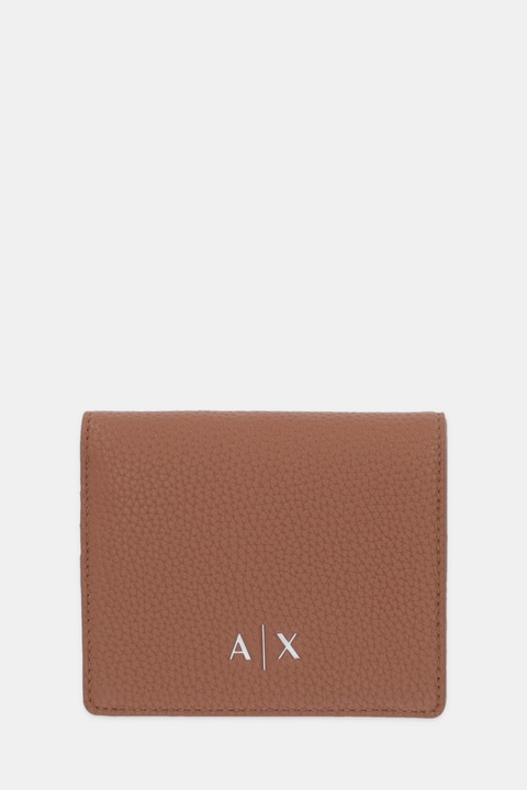 Armani Exchange portfel damski kolor brązowy XW002123 AF17019 - zdjęcie produktu nr 1