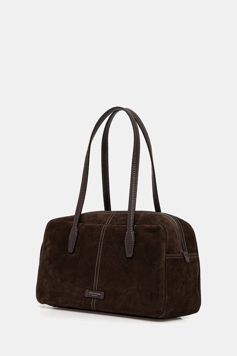 Gianni Chiarini torebka zamszowa ARYNA kolor brązowy BS.11802.NBK.TKL - zdjęcie produktu nr 2
