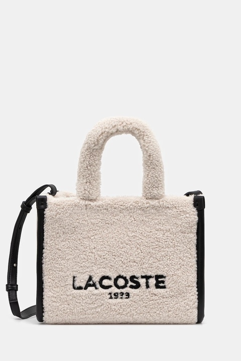 Lacoste torebka kolor beżowy NF5116HX - zdjęcie produktu nr 1