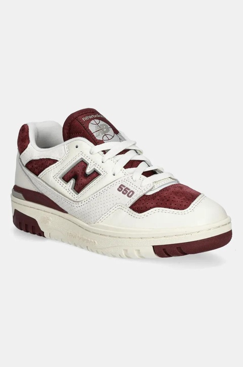 New Balance sneakersy skórzane 550 kolor beżowy BB550LEZ - zdjęcie produktu nr 1
