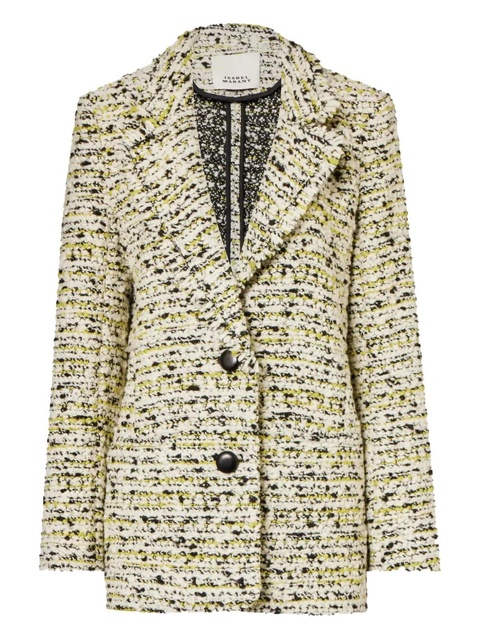 ISABEL MARANT Etienne tweed blazer - Neutrals - zdjęcie produktu nr 1