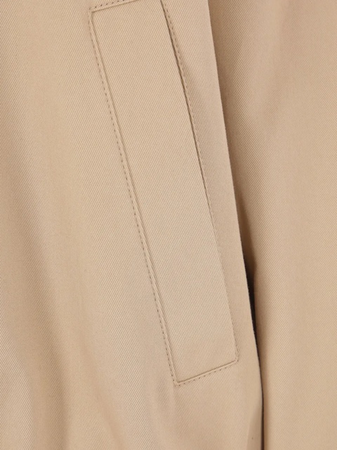 Saint Laurent pointed-collar elasticated-hem bomber jacket - Neutrals - zdjęcie produktu nr 2
