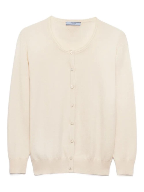 Prada long-sleeves button cardigan - Neutrals - zdjęcie produktu nr 1