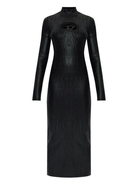 Diesel logo-detail ribbed dress - Black - zdjęcie produktu nr 1