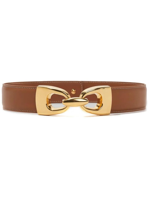 Altuzarra Horsebit leather belt - Brown - zdjęcie produktu nr 1