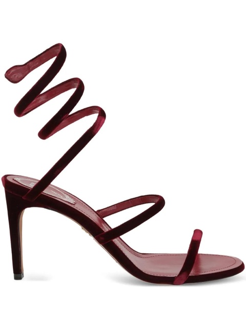 René Caovilla 80mm spiral-strap sandals - Red - zdjęcie produktu nr 1