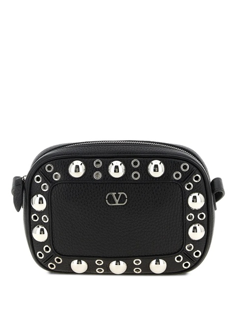 Valentino Garavani Nellcôte stud-embellished shoulder bag - Black - zdjęcie produktu nr 1
