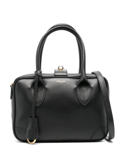 Golden Goose logo-print leather tote bag - Black - zdjęcie produktu nr 1