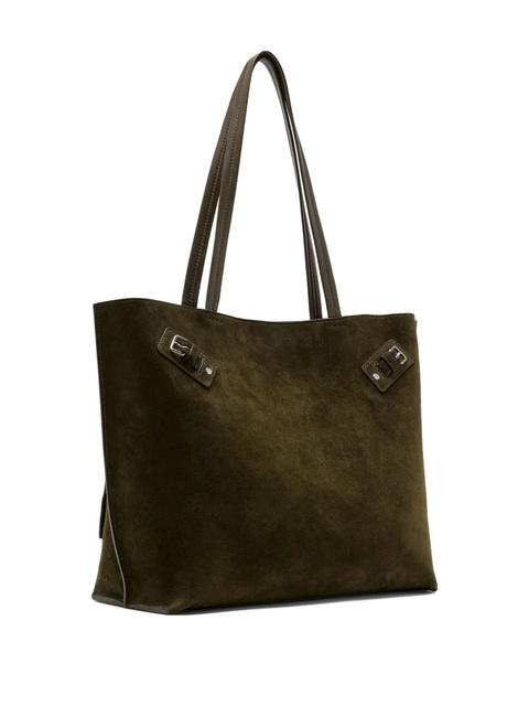 Proenza Schouler buckle-detail suede tote bag - Green - zdjęcie produktu nr 2