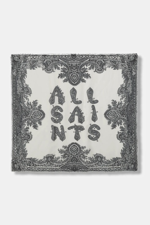 AllSaints chusta damska kolor beżowy wzorzysta 29ASWC531510 - zdjęcie produktu nr 1