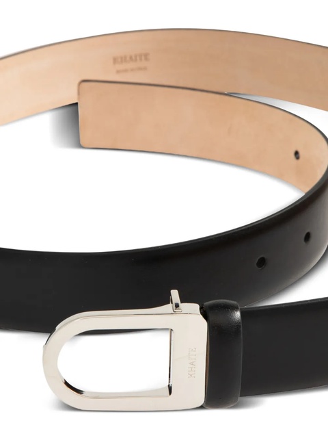 KHAITE leather belt - Black - zdjęcie produktu nr 2
