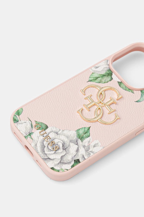 Guess etui na telefon iPhone 16 Pro kolor różowy GUHCP16LPGROP4MP - zdjęcie produktu nr 2