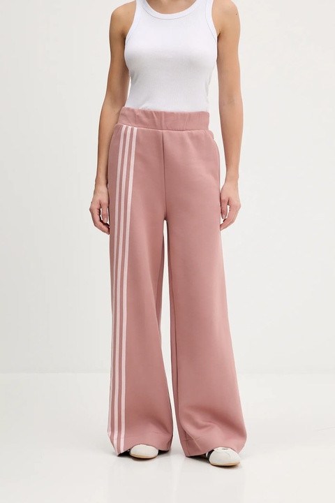 adidas Originals spodnie dresowe 3 Stripes damskie kolor pomarańczowy z aplikacją JW3621 - zdjęcie produktu nr 1
