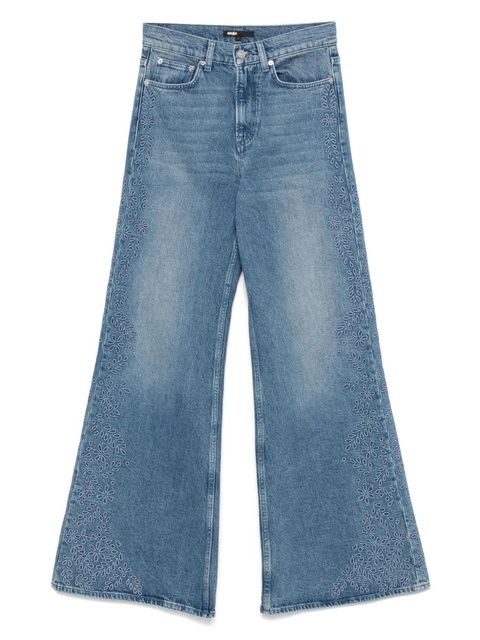 Maje embroidered jeans - Blue - zdjęcie produktu nr 1