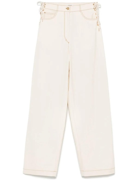 SANDRO cotton trousers - Neutrals - zdjęcie produktu nr 1
