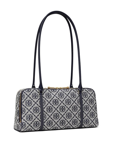 Tory Burch small T Monogram Marshmallow shoulder bag - Blue - zdjęcie produktu nr 2