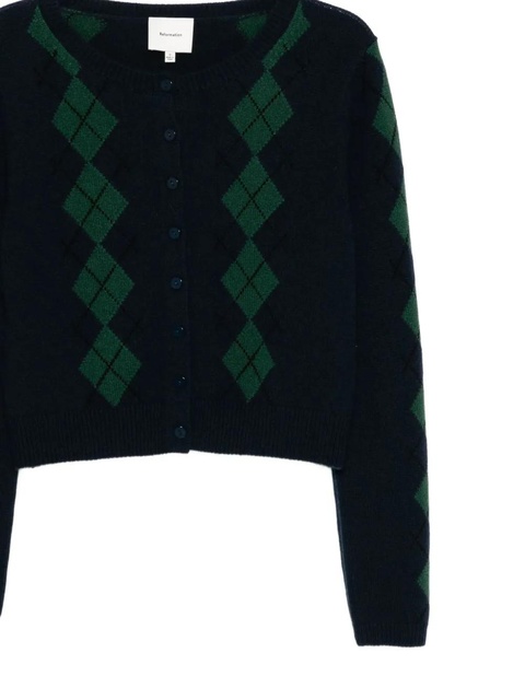 Reformation Clara cardigan - Blue - zdjęcie produktu nr 1