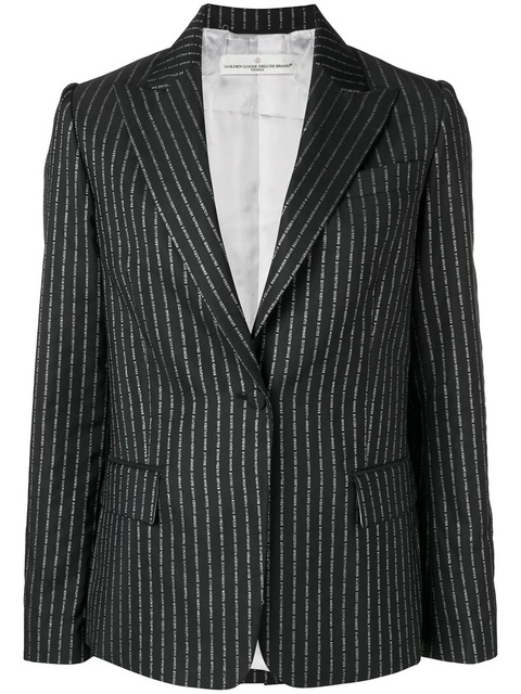 Golden Goose pinstriped blazer - Blue - zdjęcie produktu nr 1