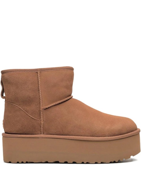 UGG 50mm Classic Mini Platform logo-patch boots - Brown - zdjęcie produktu nr 1