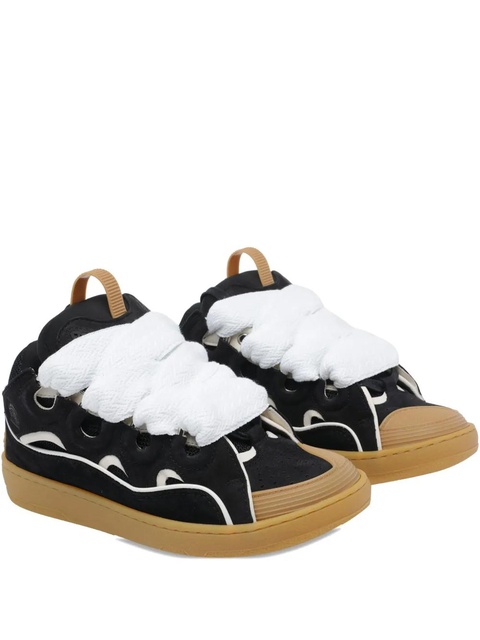 Lanvin Curb lace-up sneakers - Black - zdjęcie produktu nr 1