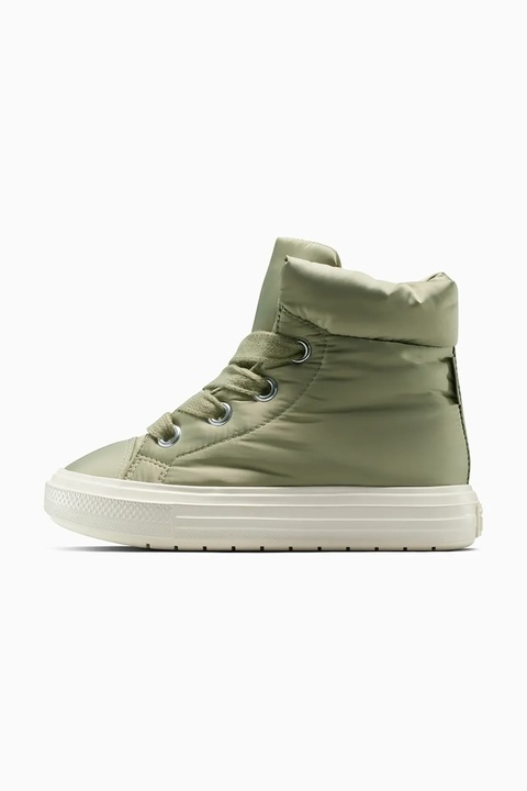 Converse śniegowce Chuck Taylor All Star Elements Boot kolor zielony A14275C - zdjęcie produktu nr 2