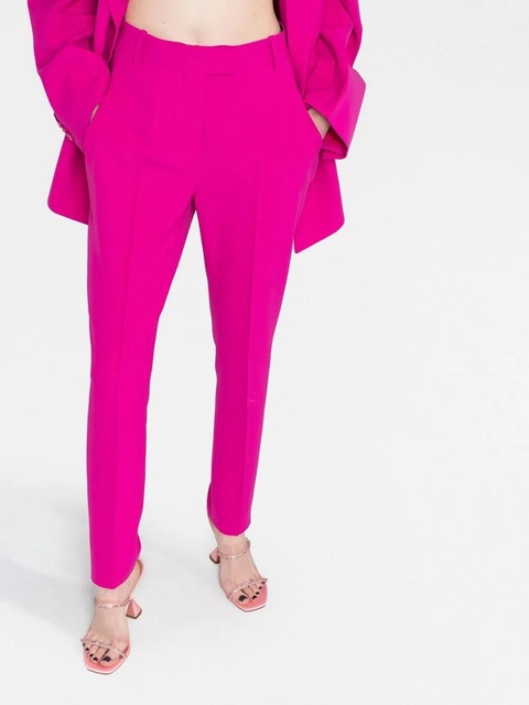 The Attico Berry high-waisted tailored trousers - Pink - zdjęcie produktu nr 2