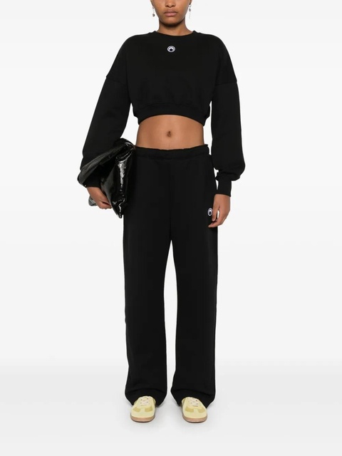 Marine Serre Moon-logo sweatshirt - Black - zdjęcie produktu nr 2